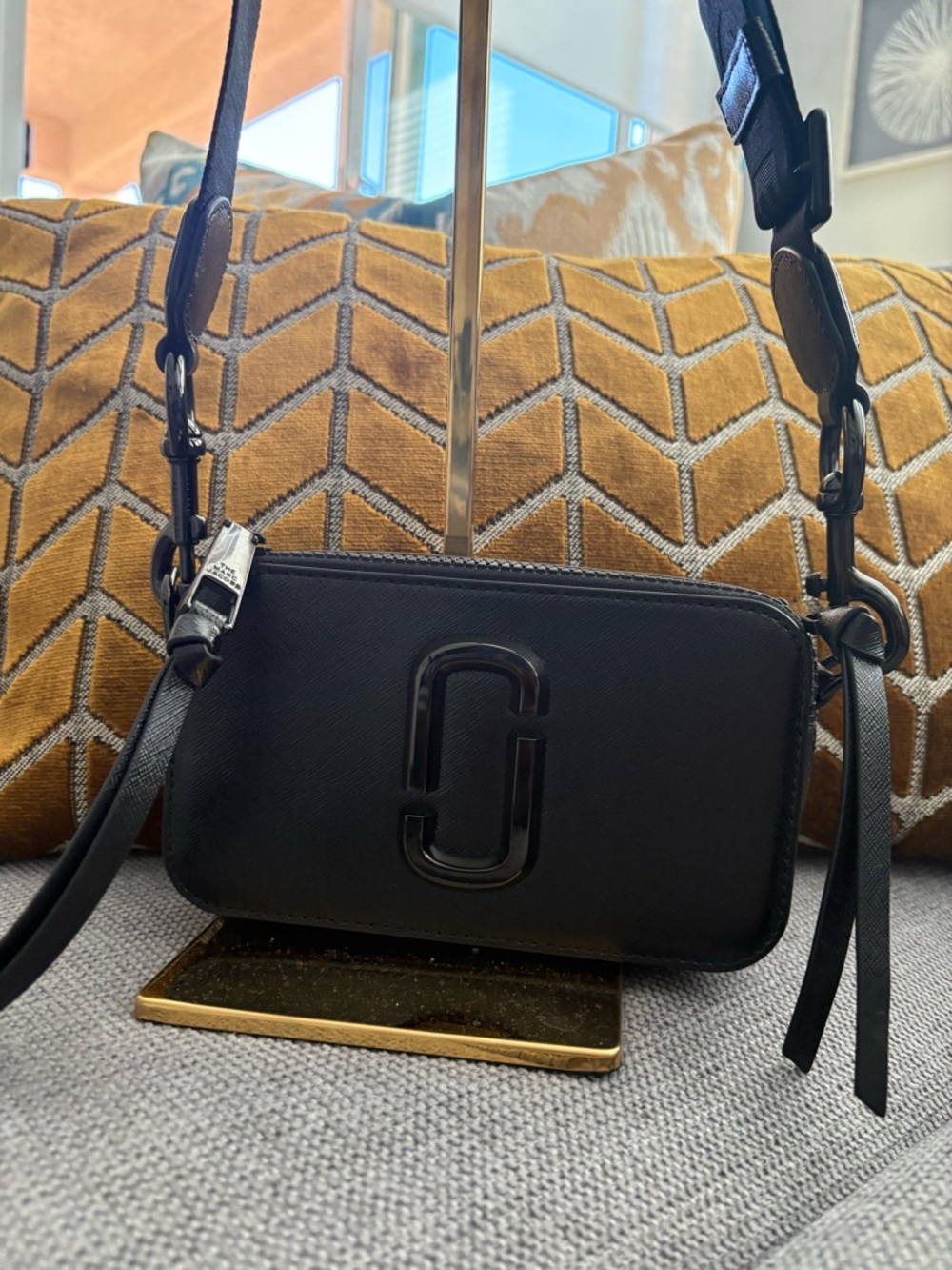 Marc Jacobs Black Snapshot DTM Camera Bag - Sleek Crossbody
